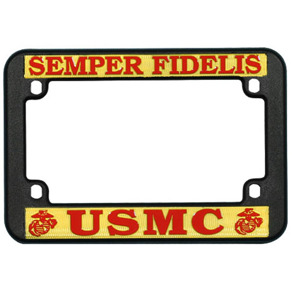 License Plate Frame-MOTORCYCLE-Plastic